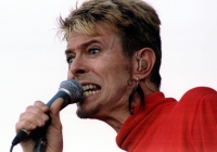 File photo of David Bowie performing at the music festival "Out In The Green" in Frauenfeld